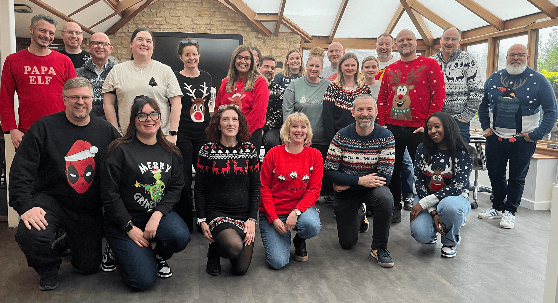  Torpedo team in their xmas jumpers