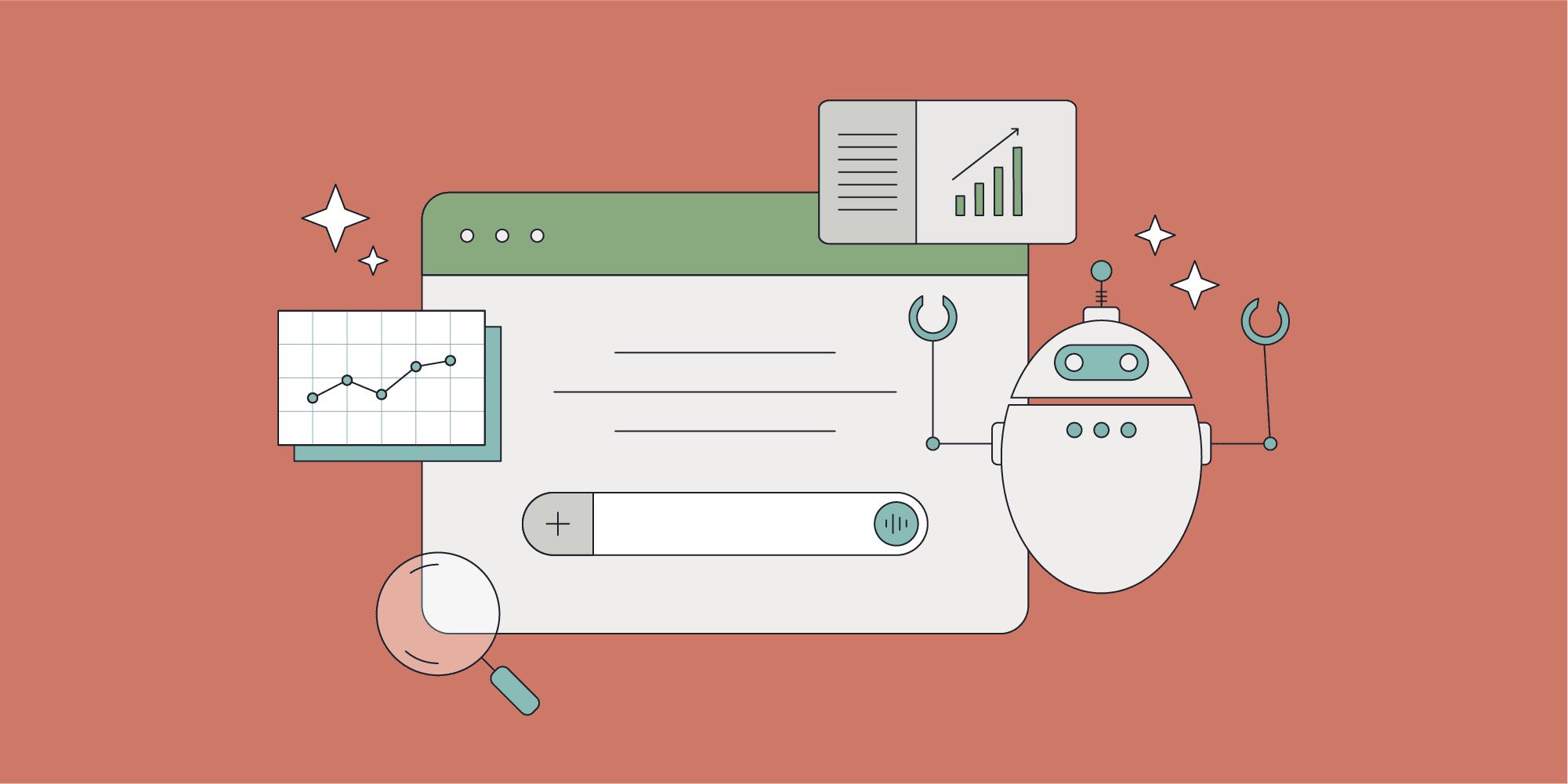  Illustration of AI elements