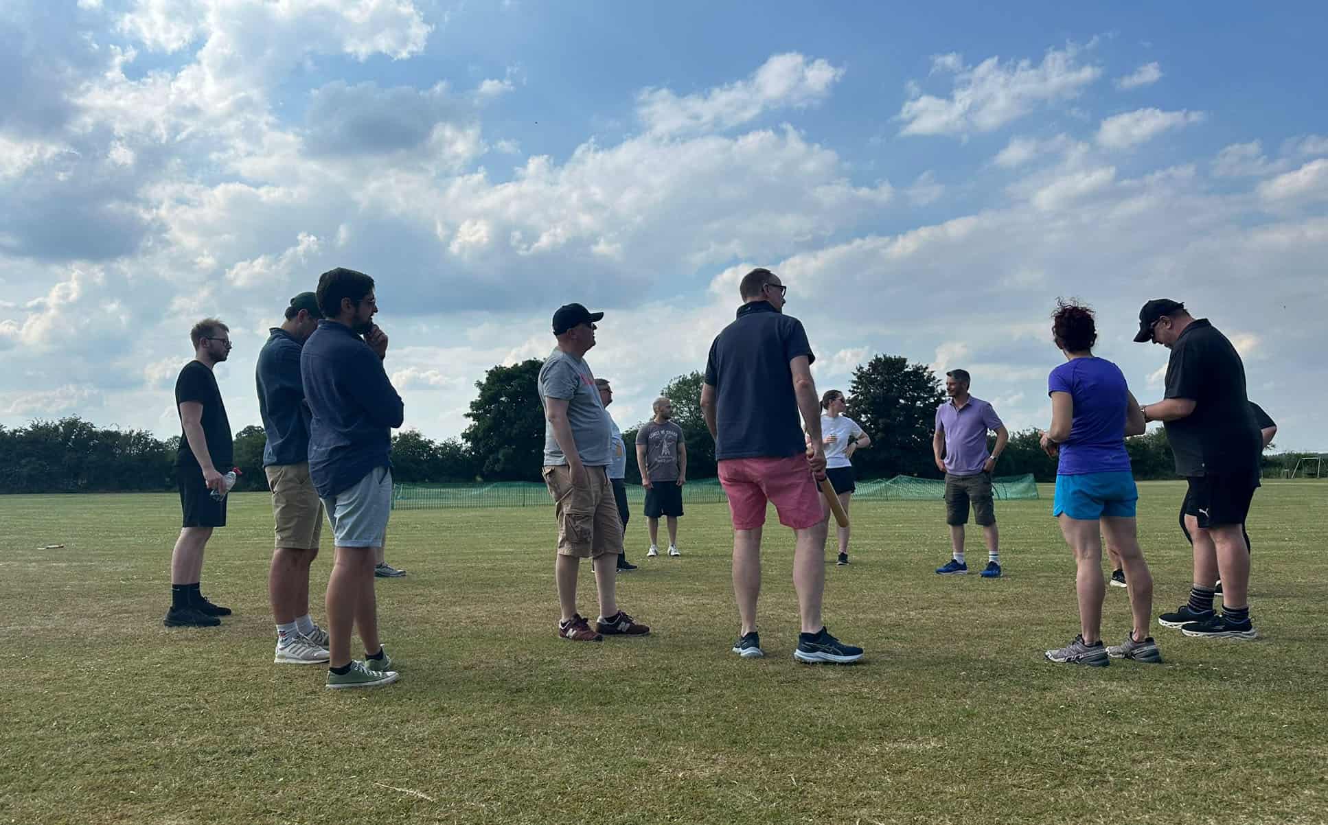 Image of people playing rounders